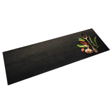 vidaXL Mosható fűszermintás bársony konyhaszőnyeg 60x180 cm lakástextília