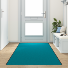 vidaXL Mosható Lábtörlő Cián 120x350 cm lakástextília