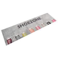 vidaXL Mosható shoezone feliratos bársony konyhaszőnyeg 45x150 cm lakástextília