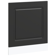 vidaXL mosogatógép panel Kalmar fekete 60x1,5x67 cm gépesített fa (853658) bútor