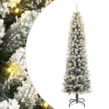 vidaXL műkarácsonyfa 150 LED-del és hóval 150 cm műfenyő