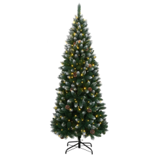 vidaXL műkarácsonyfa 300 LED-del 210 cm (3315751) műfenyő