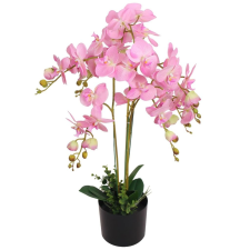 vidaXL műorchidea virágcseréppel 75 cm rózsaszín dekoráció