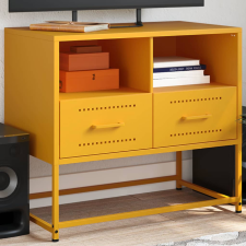 vidaXL mustársárga acél TV-szekrény 68 x 39 x 60,5 cm bútor