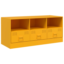 vidaXL mustársárga acél TV-szekrény 99 x 39 x 44 cm bútor