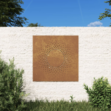vidaXL napmintás corten acél kerti faldísz 55 x 55 cm kerti dekoráció