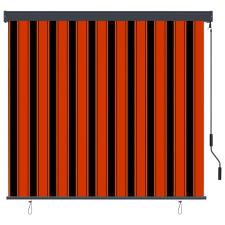 vidaXL narancssárga és barna kültéri roló 160 x 250 cm (145978) lakástextília