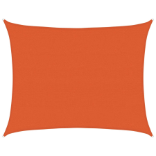 vidaXL narancssárga négyszögletű HDPE napvitorla 160 g/m² 6x7 m (311689) kerti bútor