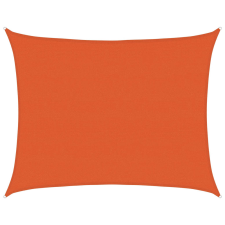 vidaXL narancssárga négyszögletű HDPE napvitorla 160 g/m² 6x8 m (311690) kerti bútor