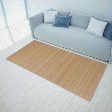 vidaXL Négyszögletes barna bambusz szőnyeg 150 x 200 cm lakástextília