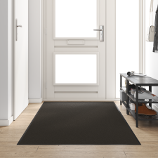 vidaXL Négyszögletes Fekete Ajtószőnyeg 120x250 cm lakástextília