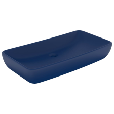 vidaXL négyszögletes matt sötétkék kerámia luxus mosdókagyló 71x38 cm (146957) szaniter
