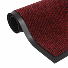 vidaXL négyszögletes szennyfogó szőnyeg 120 x 180 cm piros fogó
