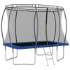 vidaXL négyszögletes trambulinszett 274 x 183 x 76 cm 150 kg