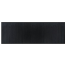 vidaXL négyszögletű fekete bambusz szőnyeg 100 x 300 cm lakástextília