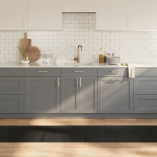 vidaXL négyszögletű fekete bambusz szőnyeg 60 x 500 cm lakástextília