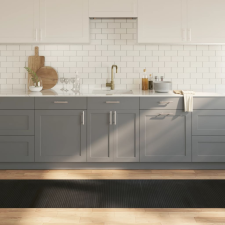 vidaXL négyszögletű fekete bambusz szőnyeg 70 x 300 cm lakástextília