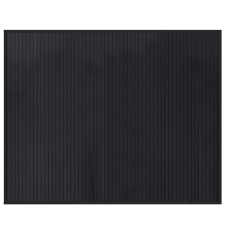 vidaXL négyszögletű fekete bambusz szőnyeg 80 x 100 cm lakástextília