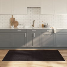 vidaXL négyszögletű sötétbarna bambusz szőnyeg 100 x 200 cm lakástextília