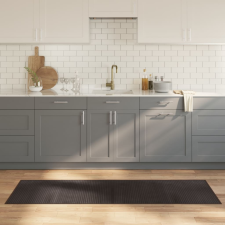 vidaXL négyszögletű sötétbarna bambusz szőnyeg 60 x 200 cm lakástextília