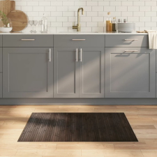 vidaXL négyszögletű sötétbarna bambusz szőnyeg 70 x 100 cm lakástextília