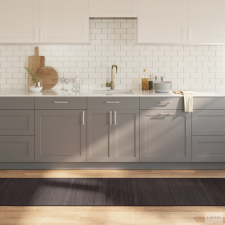 vidaXL Négyszögletű sötétbarna bambusz szőnyeg 70 x 400 cm lakástextília