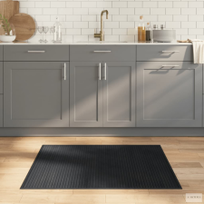 vidaXL Négyszögletű szürke bambusz szőnyeg 80 x 100 cm lakástextília