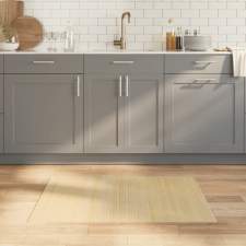 vidaXL négyszögletű világos természetes bambusz szőnyeg 70 x 100 cm lakástextília