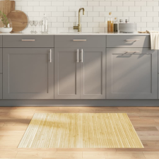 vidaXL négyszögletű világos természetes bambusz szőnyeg 80 x 100 cm lakástextília