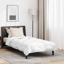 vidaXL Nyári takaró párnával 2 pcs Fehér 135 x 220 cm Mikroszálas lakástextília