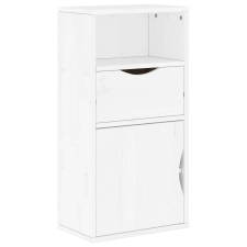 vidaXL ODDA tömörfa fenyőfa oldalsó szekrény fiókkal fehér 40x24x79 cm (4103600) bútor