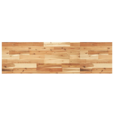 vidaXL olajbevonatú tömör akácfa fürdőszobapult 140 x 40 x 4 cm fürdőszoba bútor