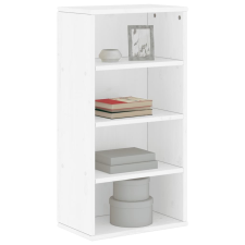 vidaXL oldalsó szekrény ODDA fehér 40x24x79 cm tömörfa fenyőfa bútor