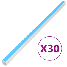vidaXL Öntapadós pvc kábelcsatorna 15 x 10 mm 30 m villanyszerelés