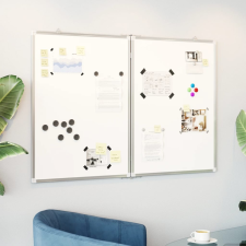 vidaXL összecsukható alumínium mágnestábla 120x80x1,7 cm mágnestábla