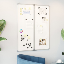 vidaXL összecsukható alumínium mágnestábla 80x100x1,7 cm mágnestábla