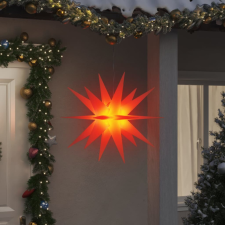 vidaXL összecsukható piros morva csillag lámpa LED-del 100 cm karácsonyi dekoráció