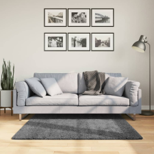 vidaXL OVIEDO antracitszürke rövid szálú szőnyeg 120 x 120 cm lakástextília