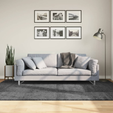 vidaXL OVIEDO antracitszürke rövid szálú szőnyeg 160 x 230 cm lakástextília