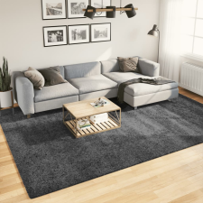vidaXL OVIEDO antracitszürke rövid szálú szőnyeg 240 x 340 cm lakástextília