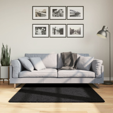 vidaXL Oviedo fekete rövid szálú szőnyeg 120 x 120 cm lakástextília