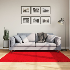 vidaXL OVIEDO piros rövid szálú szőnyeg 160 x 160 cm lakástextília