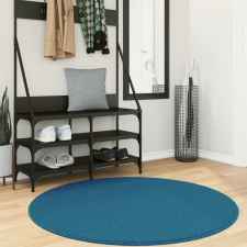 vidaXL OVIEDO türkiz rövid szálú szőnyeg Ø 120 cm lakástextília