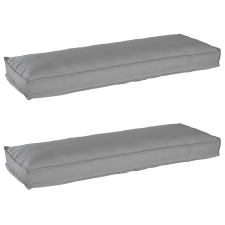 vidaXL Padpárnák Padra 2 db Szürke 120x40x8 cm Oxford Szövet kerti bútor