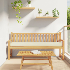 vidaXL Palett párnák padhoz 2 db Krém 200x40x8 cm Oxford szövet kerti bútor