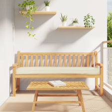 vidaXL Palett párnák padhoz 2 db Krém 200x40x8 cm Oxford szövet kerti bútor