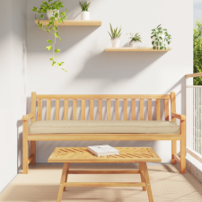 vidaXL Palettapárnák padhoz 2 db Bézs 200x40x8 cm Oxford szövet kerti bútor