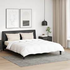 vidaXL Paplan párnával 3 pcs Fehér 200 x 220 cm Pehely lakástextília