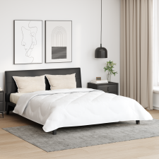 vidaXL Paplan párnával 3 pcs Fehér 240 x 220 cm Mikroszálas lakástextília