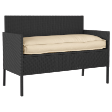 vidaXL Párna üléshez/háttámla beige 120x50x12 cm Oxford szövet kerti bútor